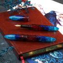 BENU Fountain Pen - Briolette - Fiery Azure - EndlessPens