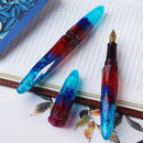 BENU Fountain Pen - Briolette - Fiery Azure - EndlessPens