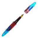 BENU Fountain Pen - Briolette - Fiery Azure - EndlessPens