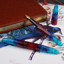BENU Fountain Pen - Briolette - Fiery Azure - EndlessPens