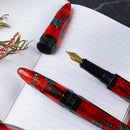BENU Fountain Pen - Briolette - Ruby Forest - EndlessPens