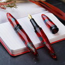 BENU Fountain Pen - Briolette - Ruby Forest - EndlessPens