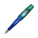 BENU Pixie Emerald Sea Fountain Pen with Exposed Nib On White Background | EndlessPens