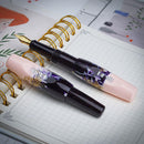BENU Pixie Plum Cream Fountain Pen - Two Pens On Top Of Notebook | EndlessPens