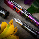 BENU Talisman Lily of the Incas Fountain Pen - Nib Exposed