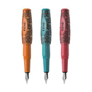 BENU Pixie Jolly Roger Vintage Gift Set - Three Fountain Pens with Nibs Exposed | EndlessPens