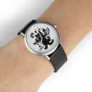 BOUNSHI × @valio_art Broom Cat Watch - Black | EndlessPens