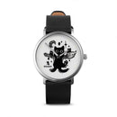 BOUNSHI × @valio_art Broom Cat Watch - Black - Wristwatch in White Background | EndlessPens