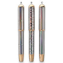 CYPRESS Laser Radiance Kaleidoscope of Brilliance Fountain Pens on White Background | EndlessPens