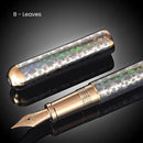 CYPRESS Laser Radiance Kaleidoscope of Brilliance Fountain Pen - Leaves | EndlessPens