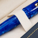 Conklin All American Lapis Blue Ballpoint Pen - Pen In Case On White Background | EndlessPens