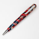 Conklin All American Old Glory Ballpoint Pen - Pen Leaning Left on White Background | EndlessPens