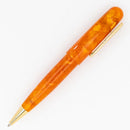 Conklin All American Sunburst Orange Ballpoint Pen - Pen Pointing Left On White Background | EndlessPens