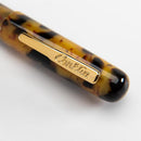 Conklin All American Tortoiseshell Ballpoint Pen - Pen Cover Close Up View | EndlessPens