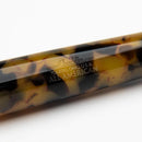 Conklin All American Tortoiseshell Ballpoint Pen - Pen Markings Close Up View | EndlessPens
