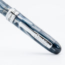 Conklin Symetrik Blue Supernova Ballpoint Pen - Pen Towards Right on White Background | EndlessPens