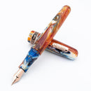 Conklin 1898 Misto Resin Orange Fountain Pen - Pen Cover Detached From Pen | EndlessPens