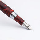 Conklin 1898 Spectra Fusion Burgundy Fountain Pen - Limited Edition (2026) - Pen with Nib Exposed | EndlessPens