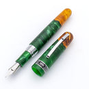 Conklin 1898 Spectra Fusion Green Fountain Pen - Pen with Cap Cover Removed | EndlessPens