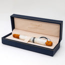 Conklin 1898 Spectra Fusion White Fountain Pen (14K Gold) - Pen in Display Case | EndlessPens