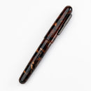 Conklin All American Brownstone Fountain Pen - Pen Leaning Right On White Background | EndlessPens