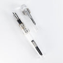 Conklin All American Demo Clear Fountain Pen - Pen and Cap Cover | EndlessPens
