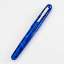 Conklin All American Lapis Blue Fountain Pen - Pen with Cap Cover On White Background | EndlessPens