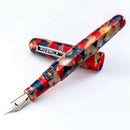 Conklin All American Old Glory Fountain Pen - Cap Cover Detached On White Background | EndlessPens