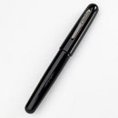 Conklin All American Raven Black Fountain Pen - Pen with Cap Cover On White Background | EndlessPens