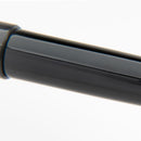 Conklin All American Raven Black Fountain Pen - Pen Body Design Close Up On White Background | EndlessPens
