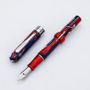 Conklin Crescent Filler Mark Twain 250th Anniversary Fountain Pen - Limited Edition (2026) - Pen with Cap Cover Detached | EndlessPens