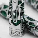 Conklin Endura Deco Crest Green Fountain Pen - Pen Cap Cover | EndlessPens