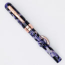 Conklin Mark Twain Crescent Purple Fusion with Rosegold Fountain Pen - Pen with Cap Cover | EndlessPens
