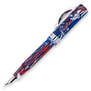 Conklin Toledo USA 250 Fountain Pen - Limited Edition (2026) - Pen on White Background with Nib Exposed | EndlessPens