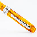 Conklin Symetrik Precious Amber Rollerball Pen - Pen Pointing Right On White Background | EndlessPens