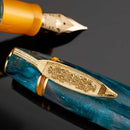 Delta Indigenous People Collection Bajau Fountain Pen - Pen Nib and Cap Cover | EndlessPens