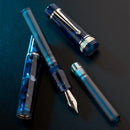 Delta Fountain Pen - Reservoir 2.0 - Blue Grey Mother of Pearl - EndlessPens