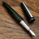 Diplomat Aero Evergreen Fountain Pen - Pen with Cap Cover Detached | EndlessPens