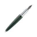 Diplomat Aero Evergreen Fountain Pen - Pen with Nib Exposed | EndlessPens