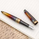 Diplomat Aero Rhomb Flame Fountain Pen - Pen and Cap Cover and Notebook | EndlessPens