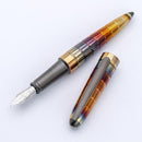 Diplomat Aero Rhomb Flame Fountain Pen - Pen with Detached Cap Cover | EndlessPens