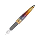 Diplomat Aero Rhomb Flame Fountain Pen - Pen with Nib Exposed | EndlessPens