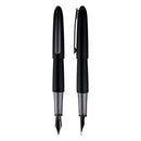 Two Diplomat Pure Aero Black Fountain Pens | EndlessPens