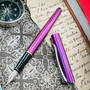 Diplomat Traveller Funky Fuchsia Fountain Pen - Pen and Cap Cover | EndlessPens