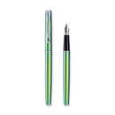 Diplomat Traveller Funky Green Fountain Pen - Two Fountain Pens | EndlessPens