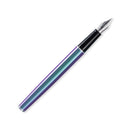 Diplomat Traveller Funky Petrol Fountain Pen - Pen with Nib Exposed | EndlessPens