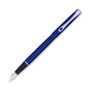 Diplomat Traveller Navy Blue Fountain Pen - Pen On White Background | EndlessPens
