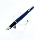 Diplomat Traveller Navy Blue Fountain Pen - Pen On Top Of Box | EndlessPens