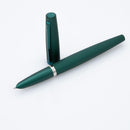 Diplomat Viper Green Fountain Pen - Pen and Cap Cover Detached | EndlessPens