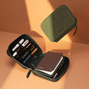 Endless Stationery Companion Leather Pouch Pen Case (10 Slots) - Green
